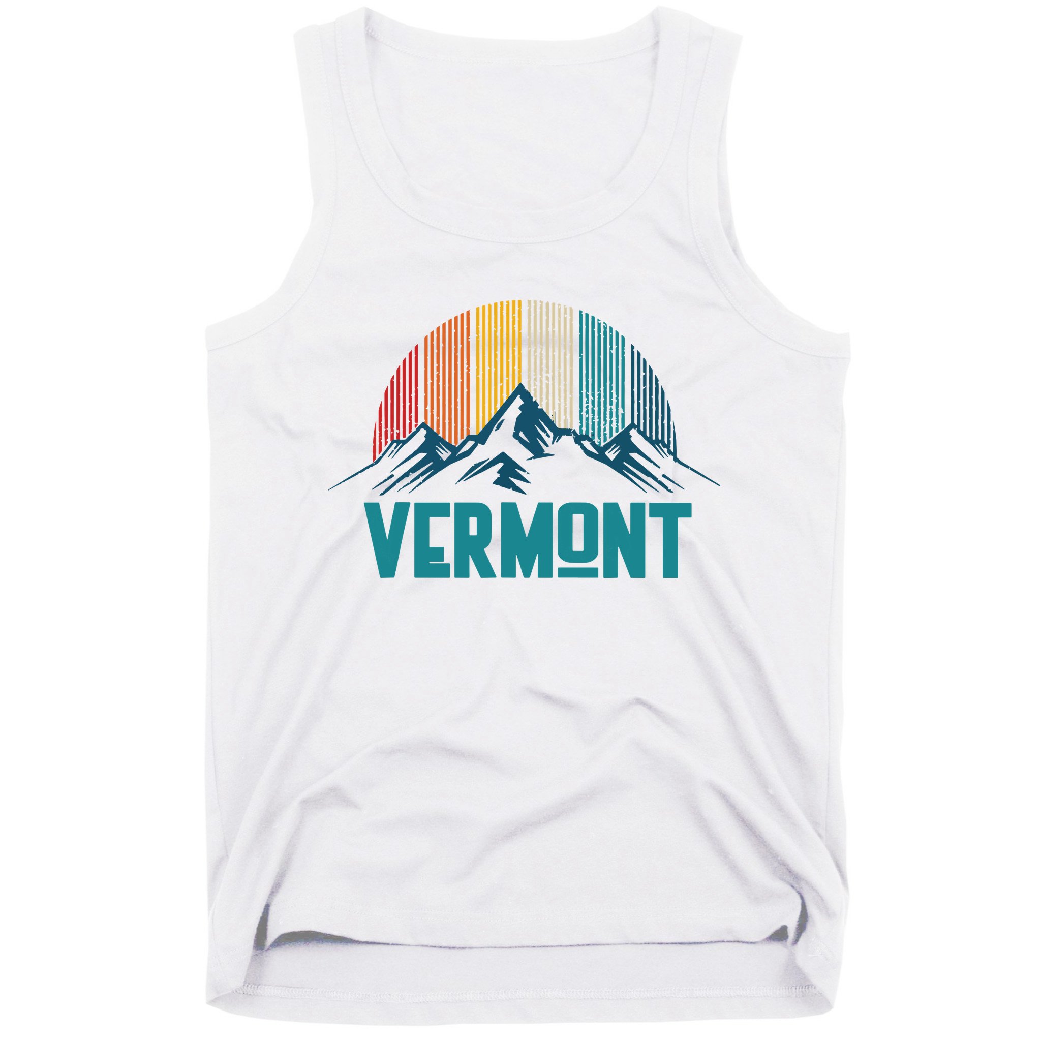 Vermont Vintage Mountains Nature Hiking Souvenir Gift Tank Top