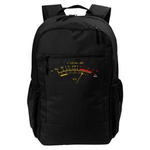 Volume Vu Meter Audio Engineer Recording Fan Daily Commute Backpack