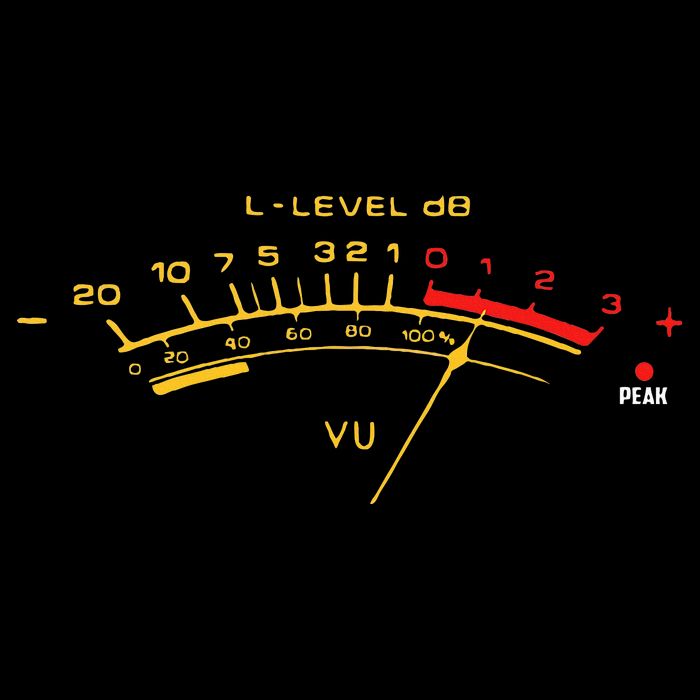Volume Vu Meter Audio Engineer Recording Fan Flat Bill Trucker Hat
