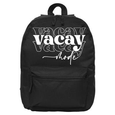 Vacay Vacation Mode On 16 in Basic Backpack