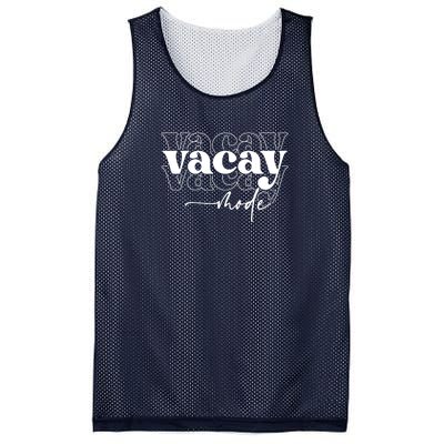 Vacay Vacation Mode On Mesh Reversible Basketball Jersey Tank