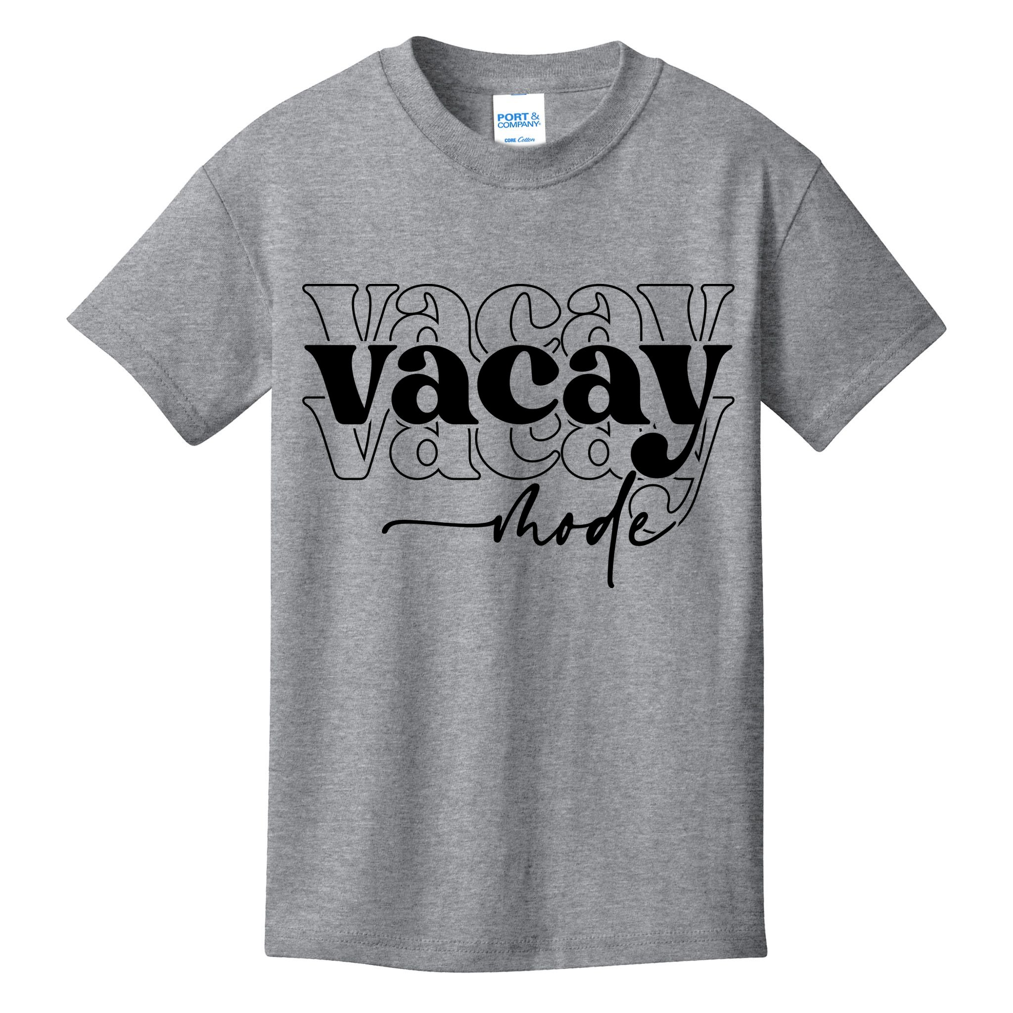 Vacay Vacation Mode On Kids T-Shirt
