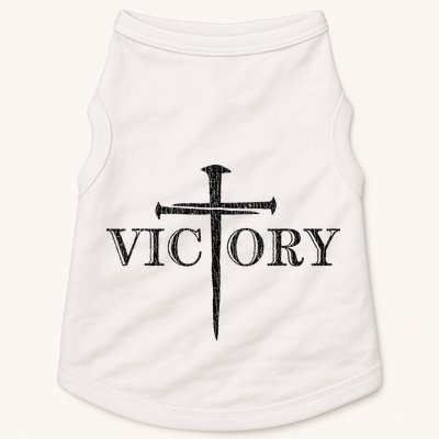 Vintage Victory Nails Cross Jesus Doggie Tank