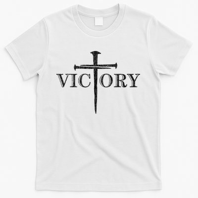 Vintage Victory Nails Cross Jesus T-Shirt