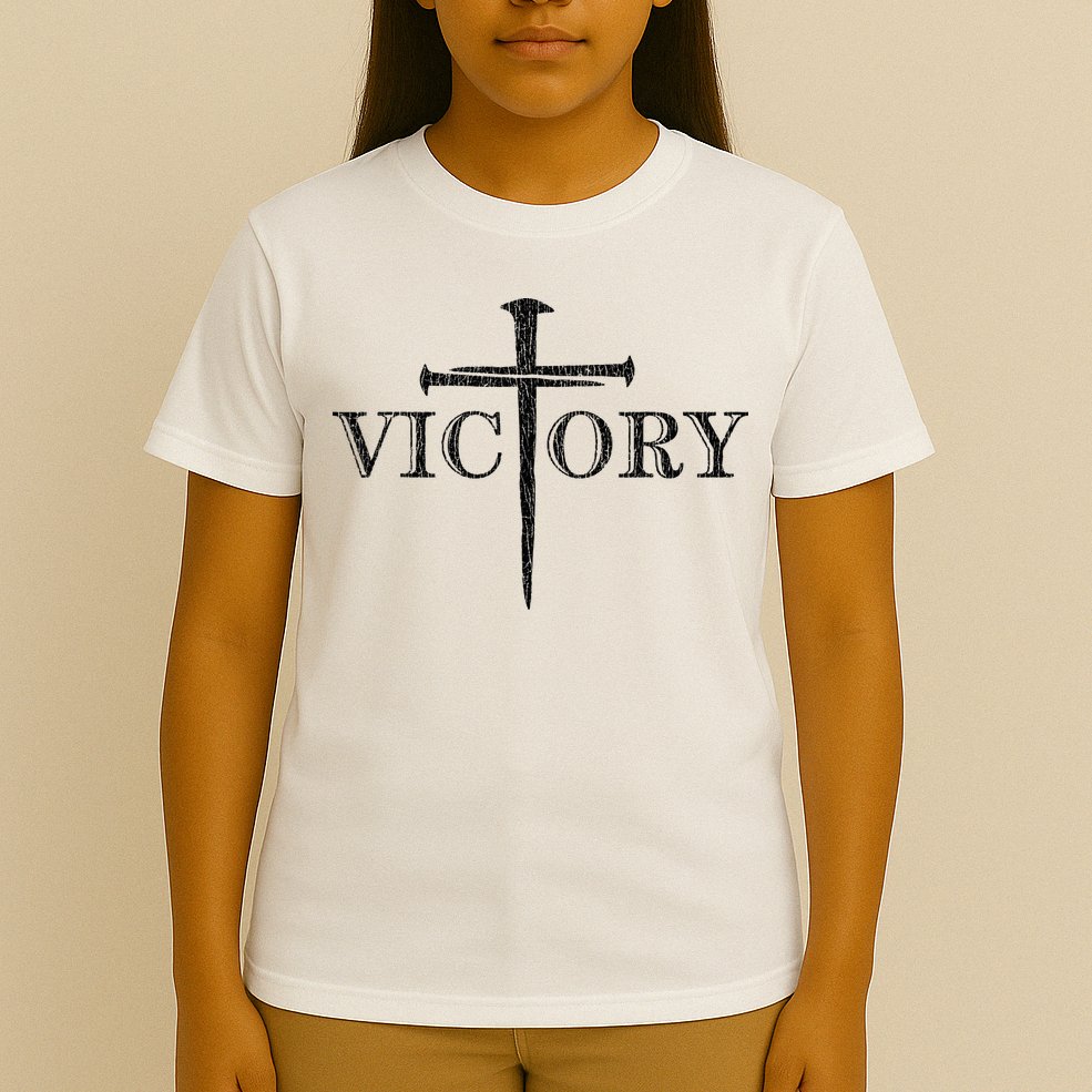 Vintage Victory Nails Cross Jesus T-Shirt