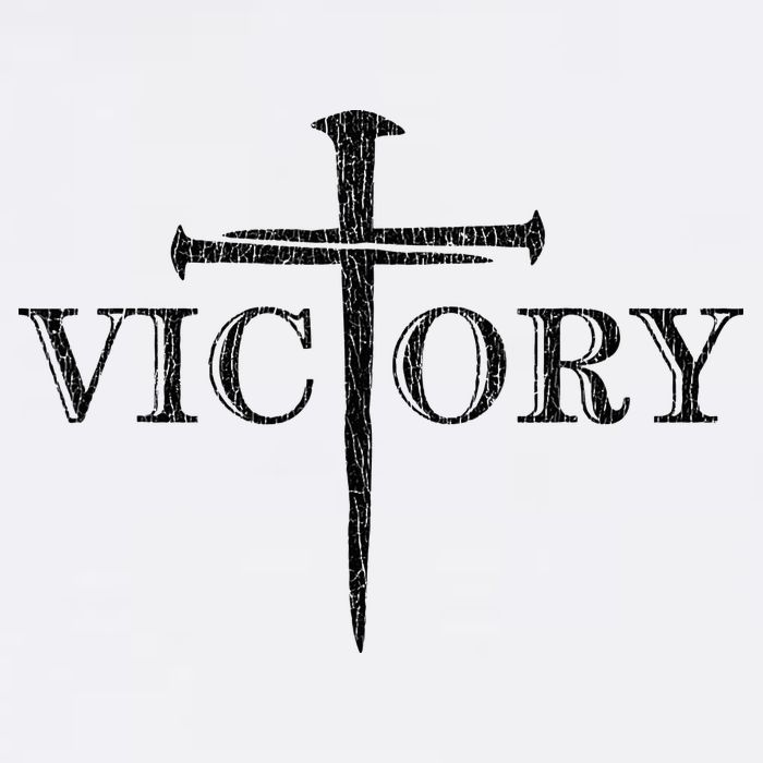 Vintage Victory Nails Cross Jesus T-Shirt