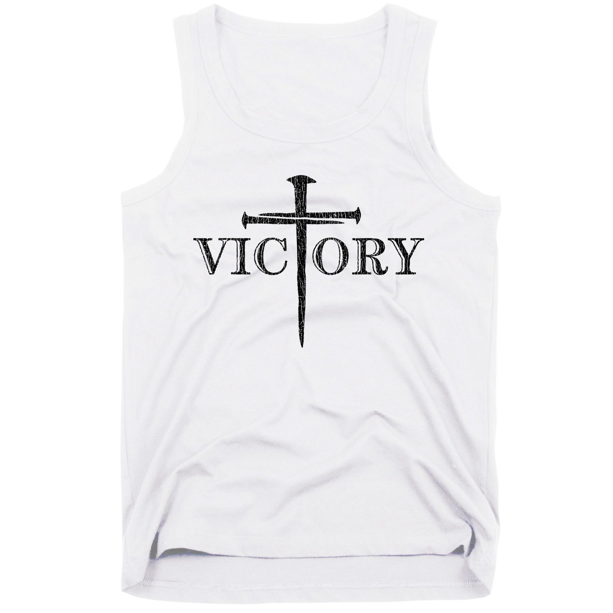 Vintage Victory Nails Cross Jesus Tank Top