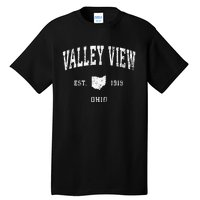 Valley View Ohio Oh Vintage Athletic Sports Design Tall T-Shirt