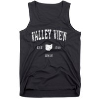 Valley View Ohio Oh Vintage Athletic Sports Design Tank Top