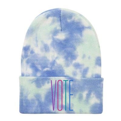 Vote Tie Dye 12in Knit Beanie