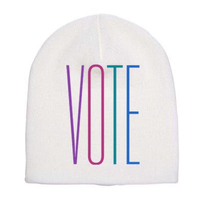 Vote Short Acrylic Beanie