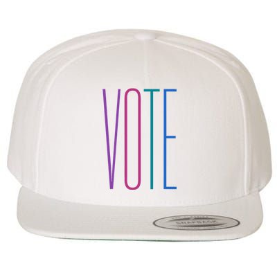 Vote Wool Snapback Cap