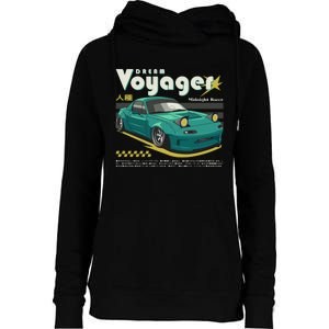 Voyager Womens Funnel Neck Pullover Hood