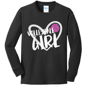 Volleyball  Kids Long Sleeve Shirt