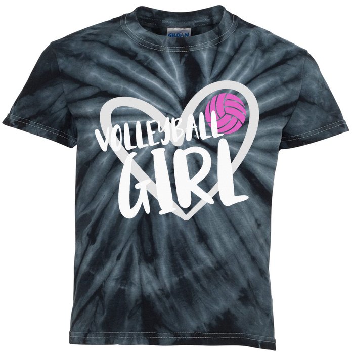 Volleyball  Kids Tie-Dye T-Shirt