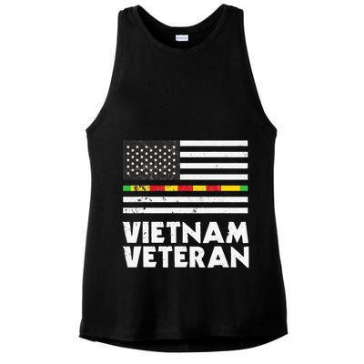 Vietnam Veteran Of The United States Father´s Day Ladies PosiCharge Tri-Blend Wicking Tank