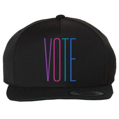 Vote Wool Snapback Cap