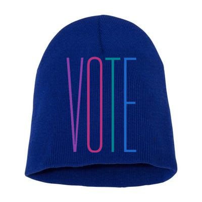 Vote Short Acrylic Beanie