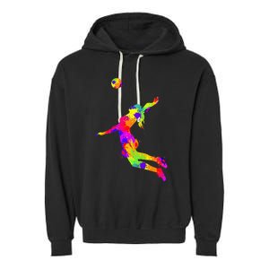 Volleyball Garment-Dyed Fleece Hoodie