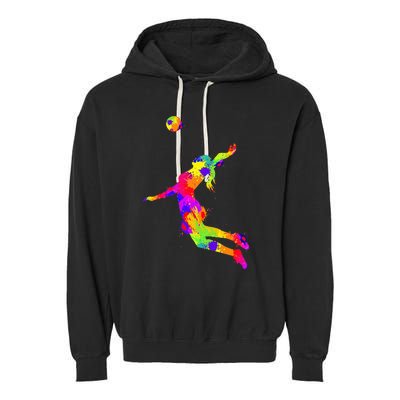 Volleyball Garment-Dyed Fleece Hoodie