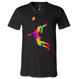 Volleyball V-Neck T-Shirt