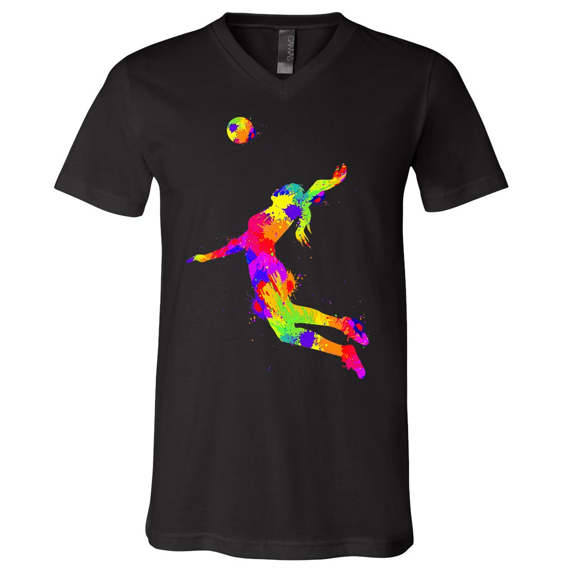 Volleyball V-Neck T-Shirt