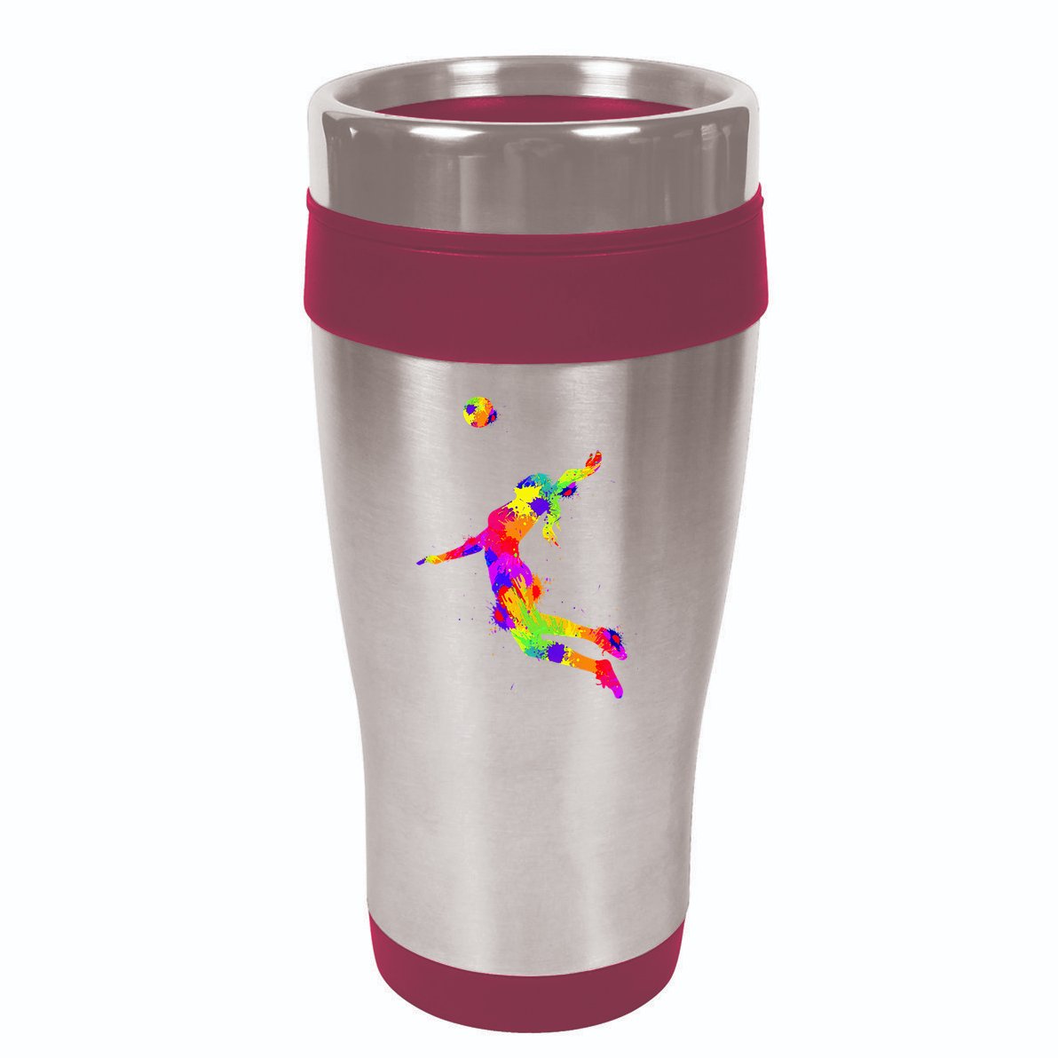Volleyball 16oz Travel Tumbler