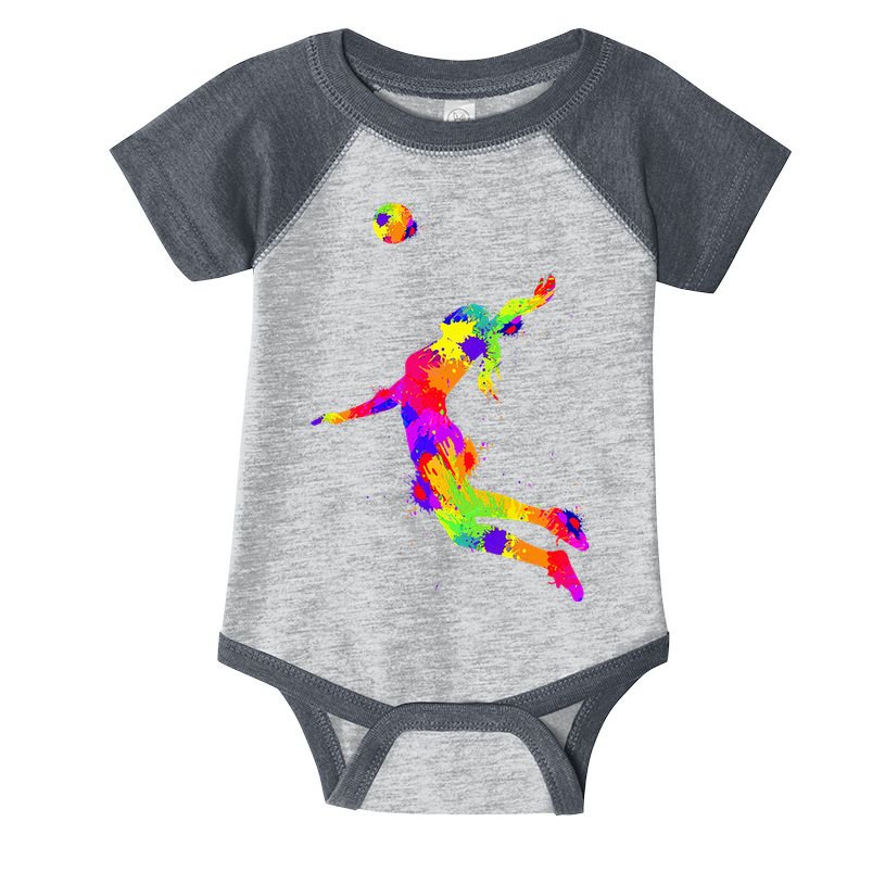 Volleyball Infant Baby Jersey Bodysuit