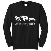 Vegan Vegetarian Powered By Plants Strongest Largest Oldest Sweatshirt