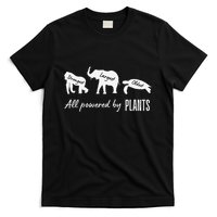 Vegan Vegetarian Powered By Plants Strongest Largest Oldest T-Shirt