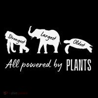 Vegan Vegetarian Powered By Plants Strongest Largest Oldest Sustainable Bucket Hat