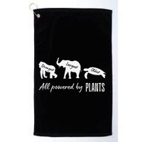 Vegan Vegetarian Powered By Plants Strongest Largest Oldest Golf Towel