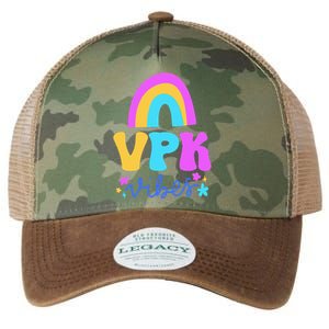 Vpk Vibes Prek Vpk Teacher And Vpk Student Legacy Tie Dye Trucker Hat