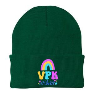 Vpk Vibes Prek Vpk Teacher And Vpk Student Knit Cap Winter Beanie