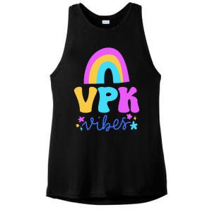 Vpk Vibes Prek Vpk Teacher And Vpk Student Ladies PosiCharge Tri-Blend Wicking Tank