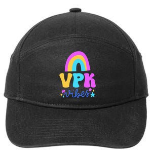 Vpk Vibes Prek Vpk Teacher And Vpk Student 7-Panel Snapback Hat