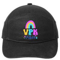 Vpk Vibes Prek Vpk Teacher And Vpk Student 7-Panel Snapback Hat