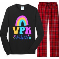 Vpk Vibes Prek Vpk Teacher And Vpk Student Long Sleeve Pajama Set