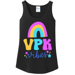 Vpk Vibes Prek Vpk Teacher And Vpk Student Ladies Essential Tank