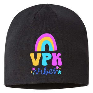 Vpk Vibes Prek Vpk Teacher And Vpk Student Sustainable Beanie