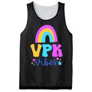 Vpk Vibes Prek Vpk Teacher And Vpk Student Mesh Reversible Basketball Jersey Tank