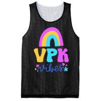 Vpk Vibes Prek Vpk Teacher And Vpk Student Mesh Reversible Basketball Jersey Tank