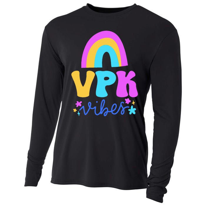 Vpk Vibes Prek Vpk Teacher And Vpk Student Cooling Performance Long Sleeve Crew