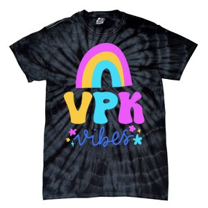 Vpk Vibes Prek Vpk Teacher And Vpk Student Tie-Dye T-Shirt