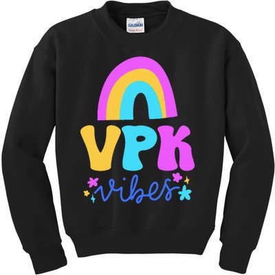 Vpk Vibes Prek Vpk Teacher And Vpk Student Kids Sweatshirt