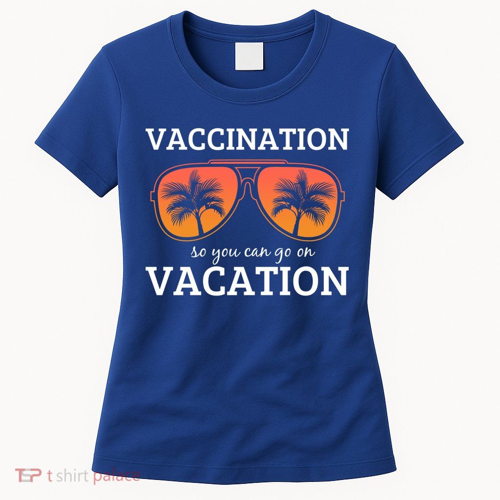 Vacation Vaccination Retro Vintage Oh Hey Vacay Gift Womens T-Shirt