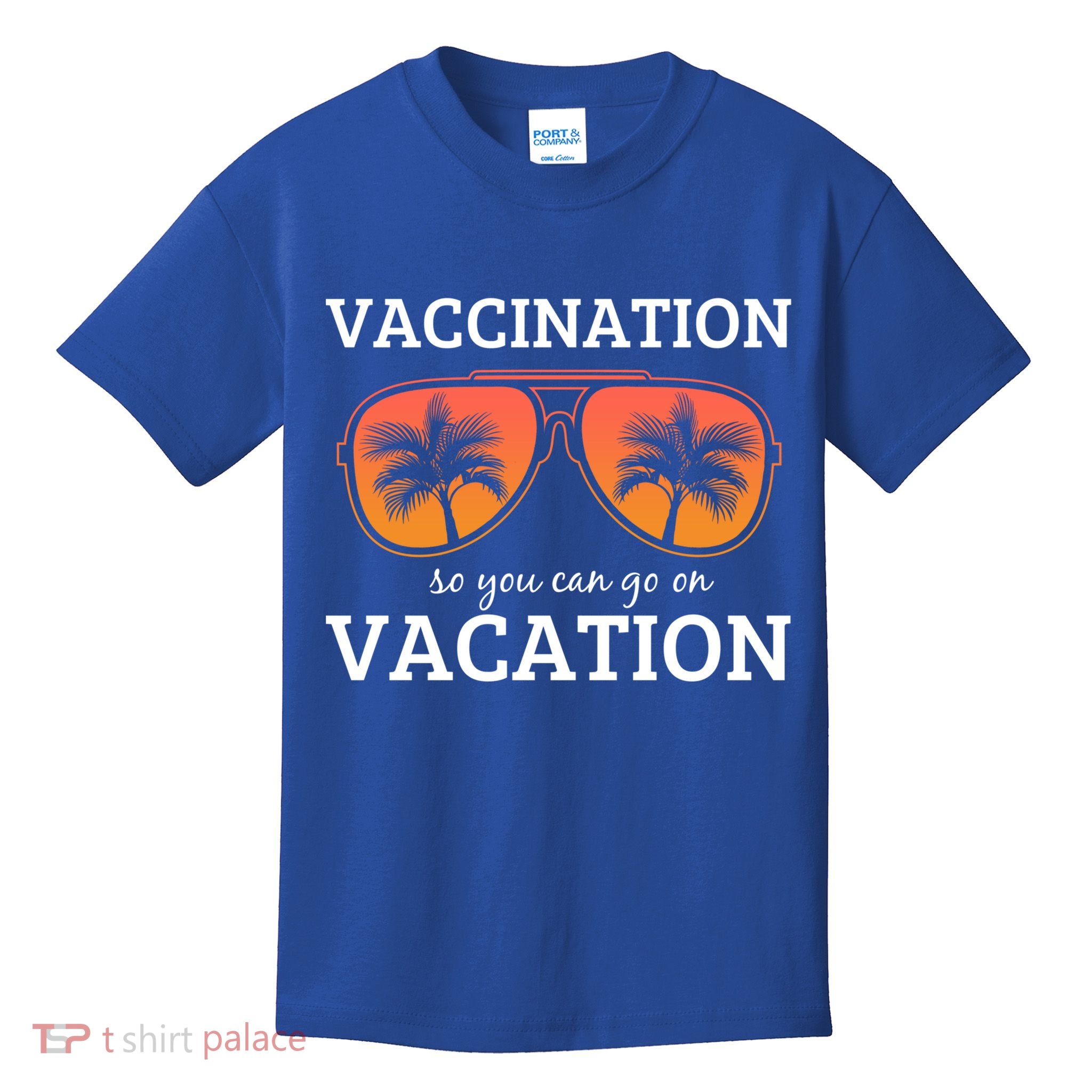 Vacation Vaccination Retro Vintage Oh Hey Vacay Gift Kids T-Shirt