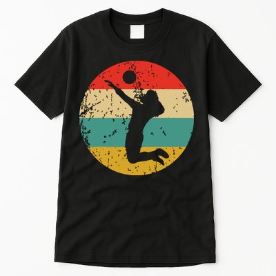 Volleyball Vintage Retro Volleyball Player Tall T-Shirt