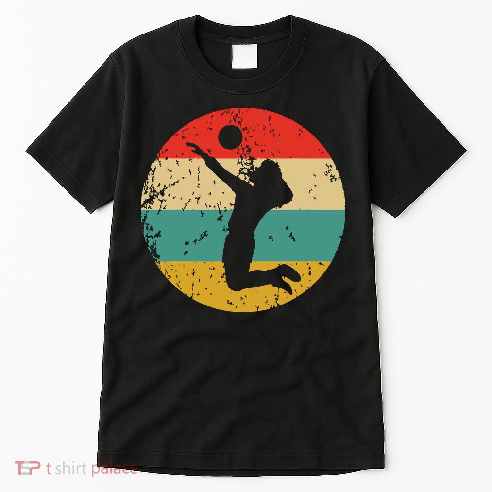Volleyball Vintage Retro Volleyball Player Tall T-Shirt