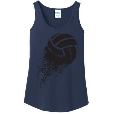 Volleyball Vintage Retro Sports Volleyball Player Ladies Essential Tank